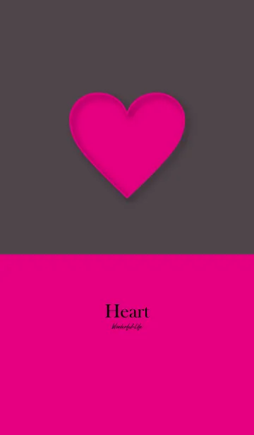 [LINE着せ替え] Simple heart plate 14.の画像1