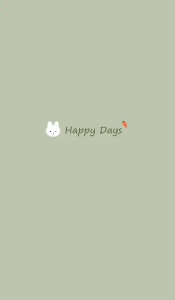 [LINE着せ替え] Happy Days #green teaの画像1