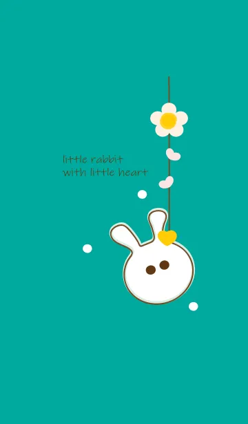 [LINE着せ替え] little rabbit with little heart 61の画像1