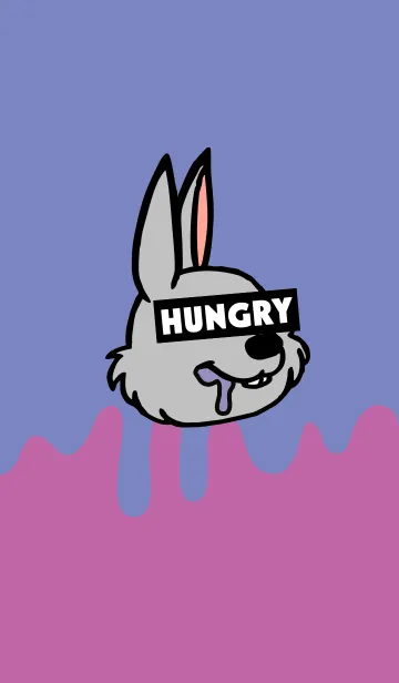 [LINE着せ替え] ハングリー ラビット 003の画像1