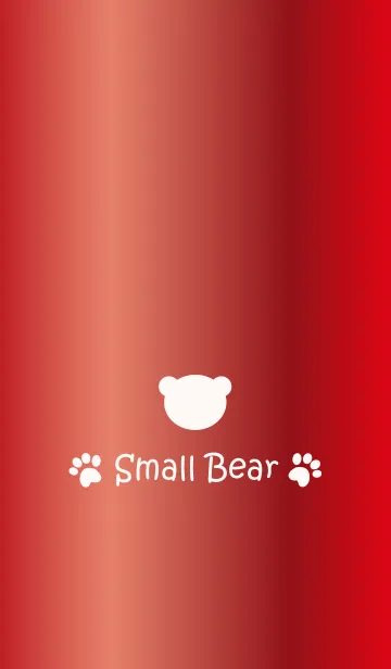 [LINE着せ替え] Small Bear *GLOSSYRED*の画像1