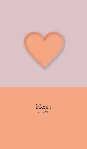 [LINE着せ替え] Simple heart plate 16.の画像1