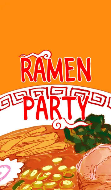 [LINE着せ替え] -RAMEN PARTY-の画像1