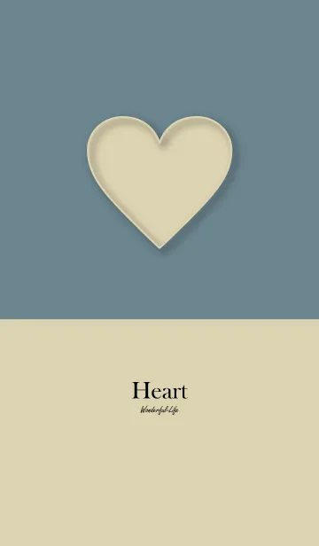 [LINE着せ替え] Simple heart plate 17.の画像1