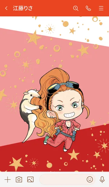 [LINE着せ替え] TVアニメ「天地創造デザイン部」火口verの画像3