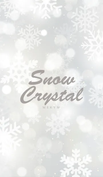 [LINE着せ替え] - Snow Crystal - MEKYMの画像1