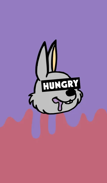 [LINE着せ替え] ハングリー ラビット 004の画像1