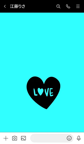 [LINE着せ替え] ラブ 006の画像3