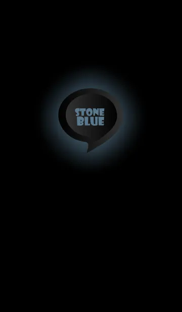 [LINE着せ替え] Stone Blue Button In Black V.4 (JP)の画像1