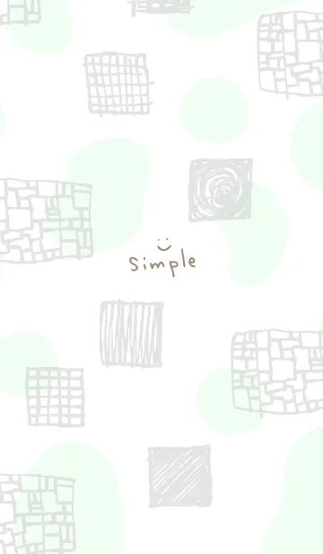 [LINE着せ替え] おしゃれ グレー四角23の画像1