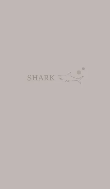 [LINE着せ替え] SHARK -greige-の画像1