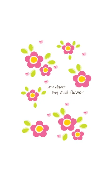 [LINE着せ替え] My chat my mini flower 42の画像1