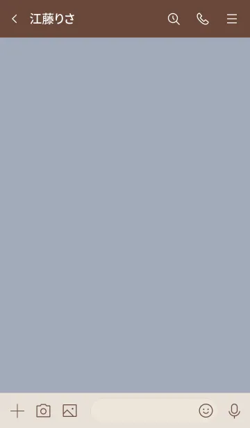 [LINE着せ替え] くま/くすみぶるーの画像3