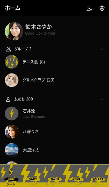 [LINE着せ替え] ザ サンダー 01の画像2