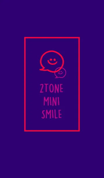 [LINE着せ替え] 2トーン ミニ スマイル 2 11の画像1