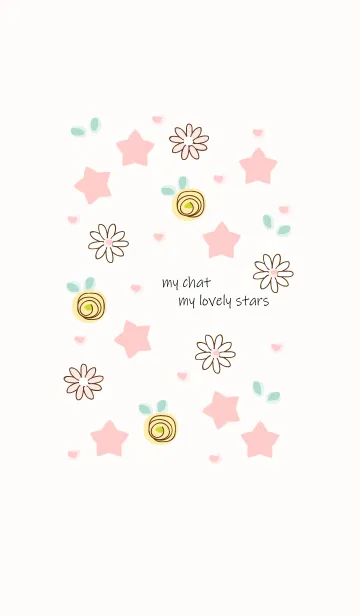 [LINE着せ替え] My chat my lovely stars 7の画像1