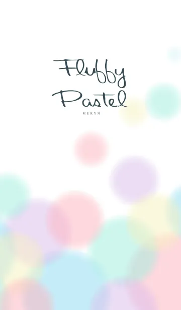 [LINE着せ替え] -Fluffy Pastel- MEKYM 8の画像1