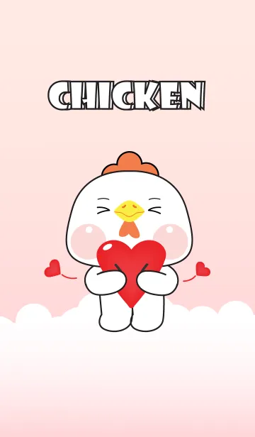 White Chicken With Love Theme (JP)の着せ替えメイン画像