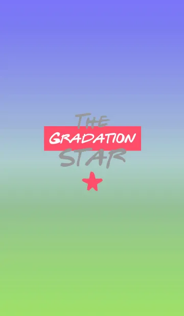 [LINE着せ替え] ザ グラデーション スター 11の画像1