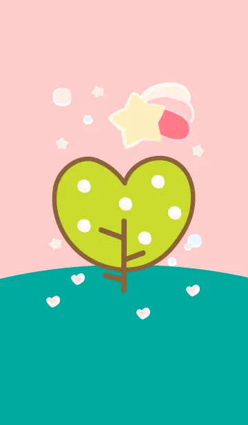 [LINE着せ替え] Lovely heart tree 111の画像1