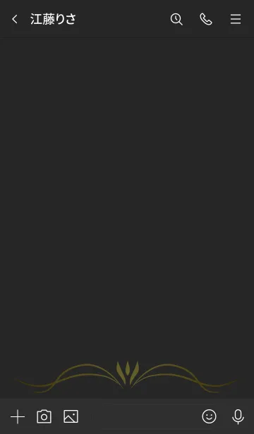 [LINE着せ替え] GEOMETRIC *BLACK GOLDの画像3