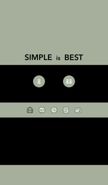 [LINE着せ替え] シンプルC1_16_スモーキーMアッシュ2 黒2-9の画像1