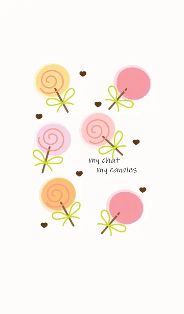 [LINE着せ替え] lovely colorful candy 74の画像1