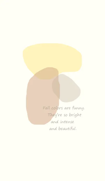 Fall colors / ivory yellowの着せ替えメイン画像