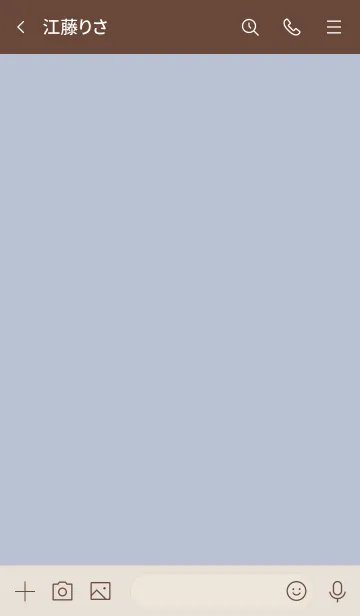 [LINE着せ替え] 大人のシンプルハート =iceblue beige=の画像3