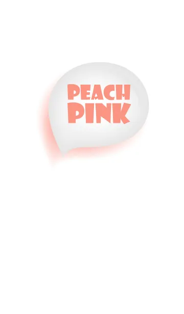 [LINE着せ替え] Peach Pink & White Theme Vr.2 (JP)の画像1