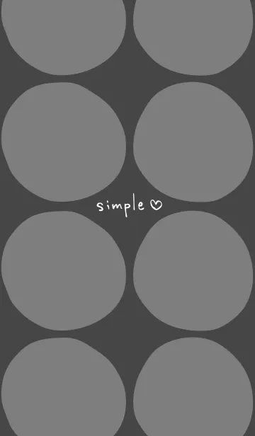 [LINE着せ替え] シンプル 丸大きめ6の画像1