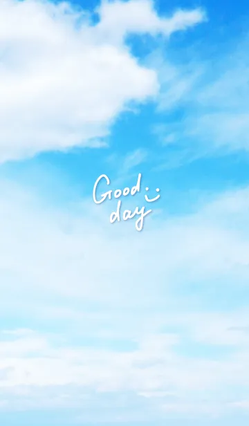 [LINE着せ替え] 青い空と雲 スマイル6の画像1