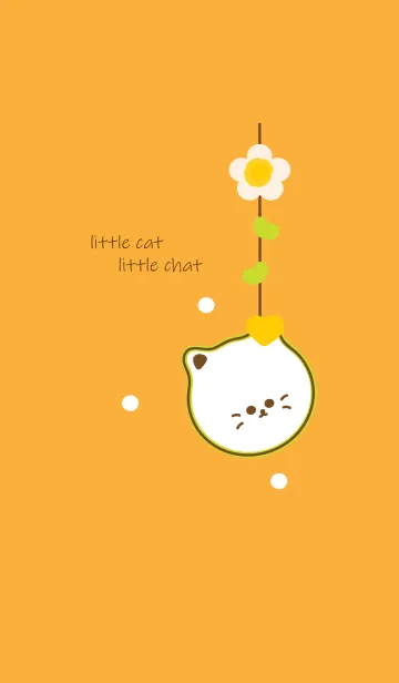 [LINE着せ替え] little cat with little heart 57の画像1