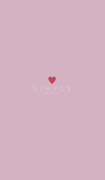 [LINE着せ替え] -DUSKY PINK SIMPLE- 12の画像1