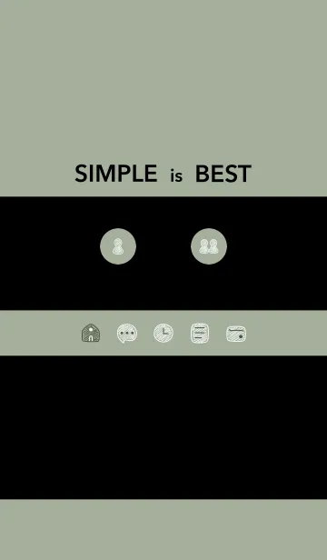 [LINE着せ替え] シンプルC1_16_スモーキーMアッシュ2 黒2-7の画像1
