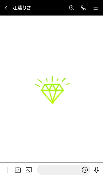 [LINE着せ替え] ザ ダイアモンド グラデーション 5の画像3