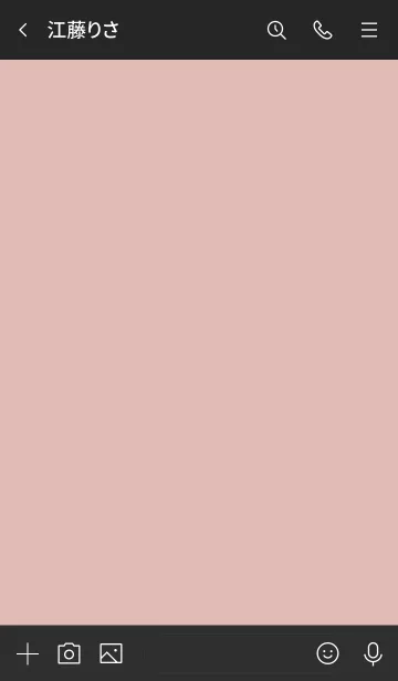 [LINE着せ替え] シンプルC1_16_ピンク 黒2-8の画像3