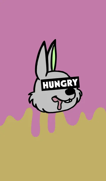 [LINE着せ替え] ハングリー ラビット 006の画像1