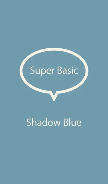 [LINE着せ替え] Super Basic Shadow Blueの画像1