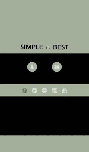 [LINE着せ替え] シンプルC1_16_スモーキーMアッシュ2 黒2-8の画像1