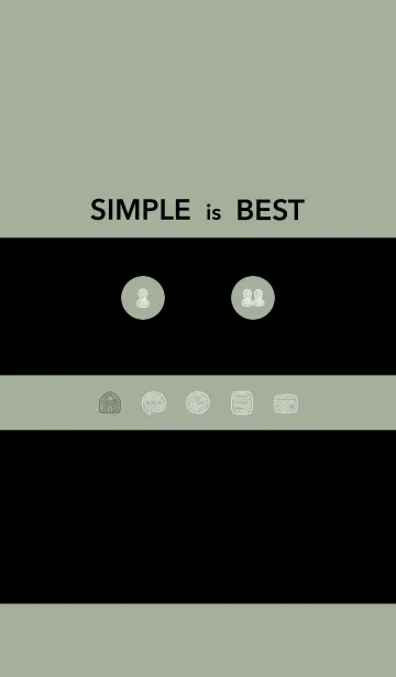[LINE着せ替え] シンプル21_16_スモーキーMアッシュ2 黒2-2の画像1