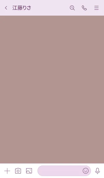 [LINE着せ替え] シンプル21_15_ピンク 紫3-3の画像3