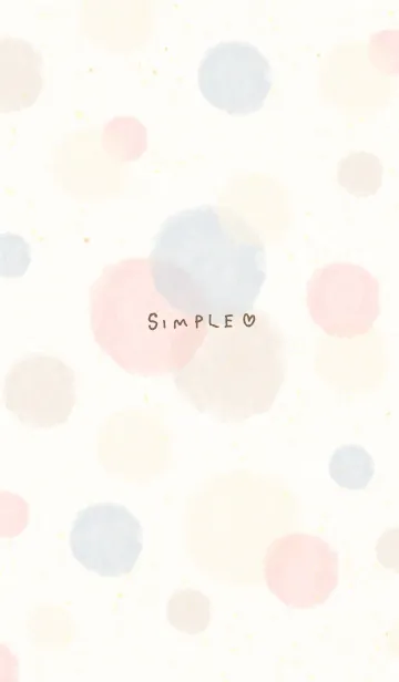 [LINE着せ替え] シンプル 水彩3の画像1