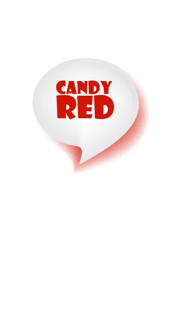 [LINE着せ替え] Candy Red & White Theme Vr.3 (JP)の画像1