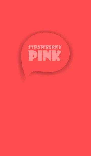 [LINE着せ替え] Love Strawberry Pink Button Vr.3 (JP)の画像1