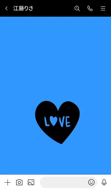 [LINE着せ替え] ラブ 007の画像3