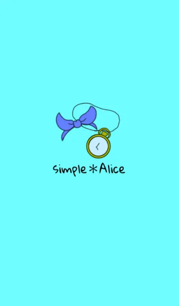[LINE着せ替え] simple＊Aliceの画像1