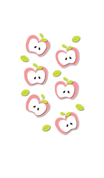 [LINE着せ替え] Yummy apples theme 94 :)の画像1