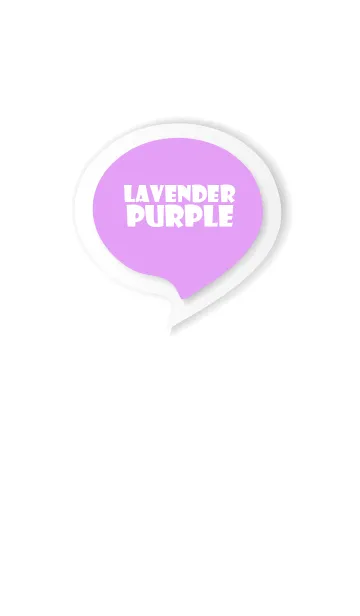 [LINE着せ替え] Lavender Purple Button In White V.3 (JP)の画像1