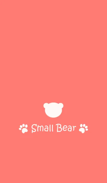 [LINE着せ替え] Small Bear *LIGHT ORANGE*の画像1